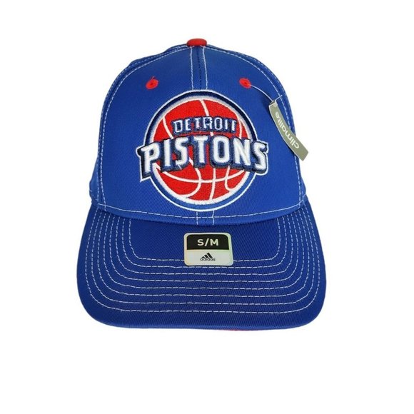 Vintage Adidas Embroidered Detroit Pistons NBA Basketball Climalite Base… - Picture 7 of 12